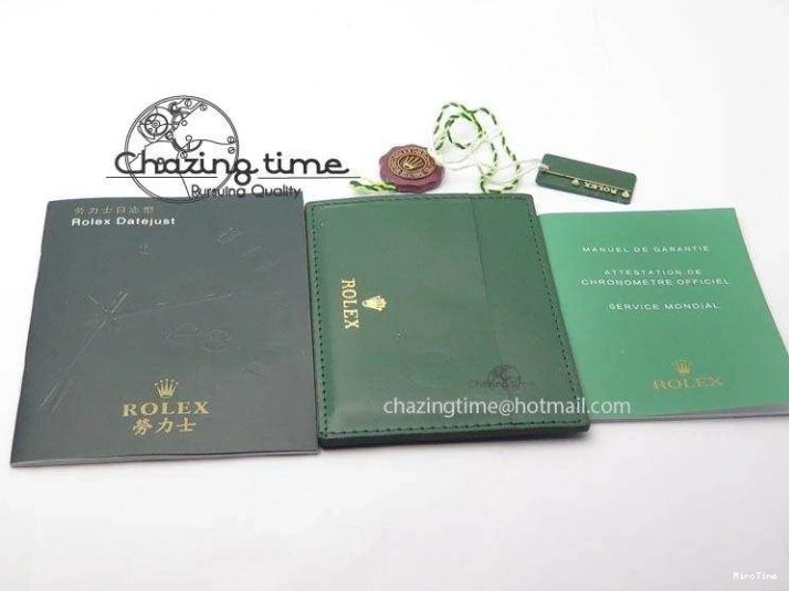 MiroTime 0213 Datejust II 116334 SS 41mm Sliver Gray Dial Sticks Markers On SS Bracelet A Cozy 3892